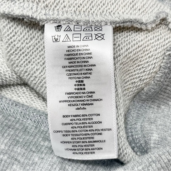 MICHAEL MICHAEL KORS Women’s Gray Pullover Grommet & Zipper Detail Sweatshirt M - Picture 6 of 7